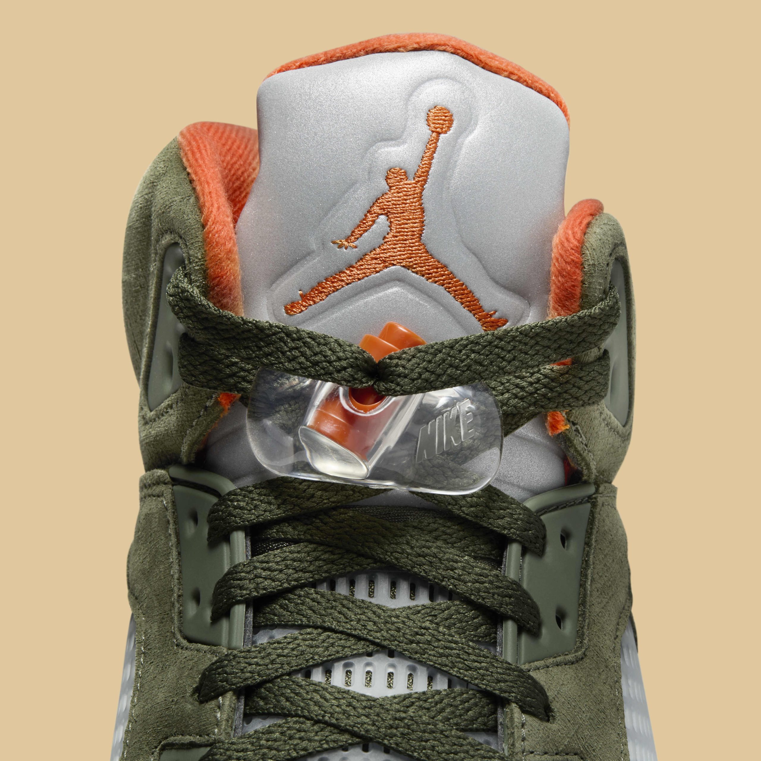 QUIGLEY スタジャン 44 Air Jordan 5 Retro Olive - Release Date