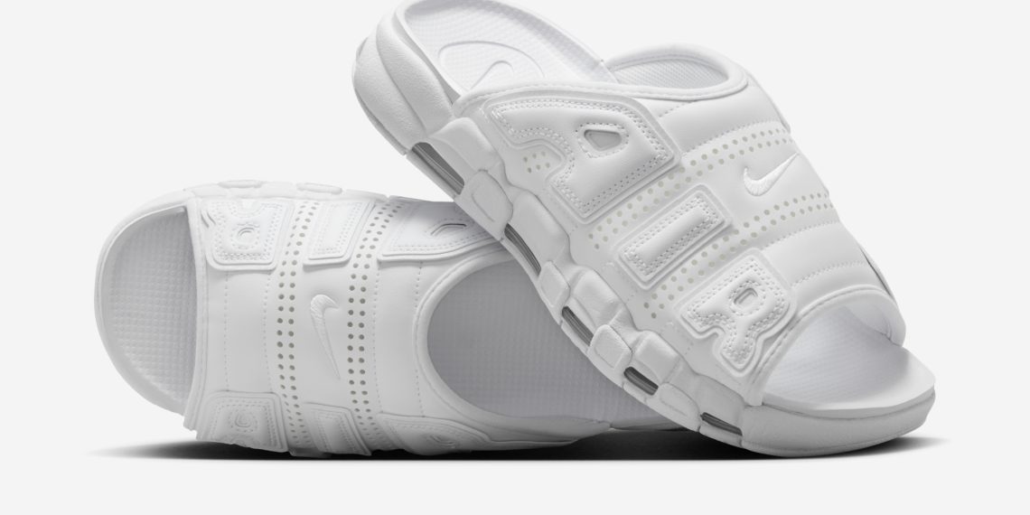 Nike Air More Uptempo Slide Triple White FD9883-101