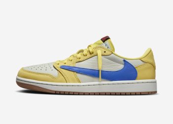 Travis Scott x Air Jordan 1 Low Canary DZ4137-700