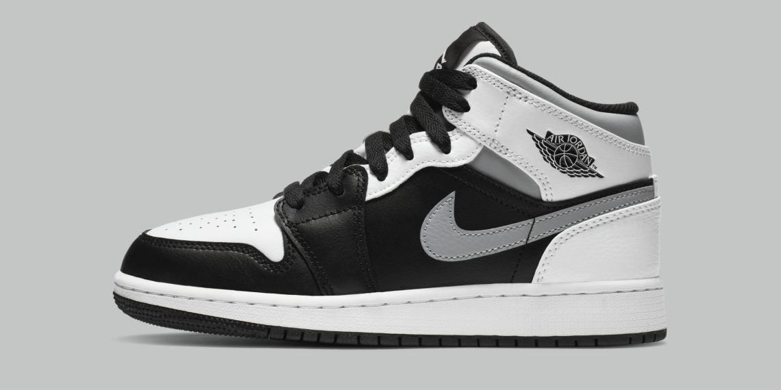 Air Jordan 1 Mid GS White Shadow 2025 Restock 554725-073