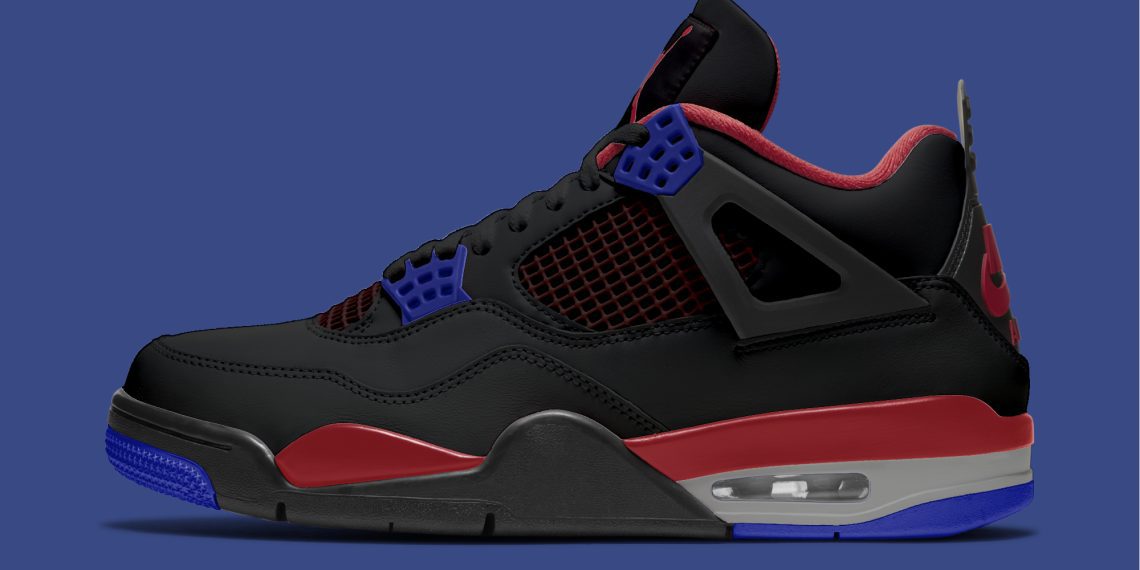 jordan 4 blue and black