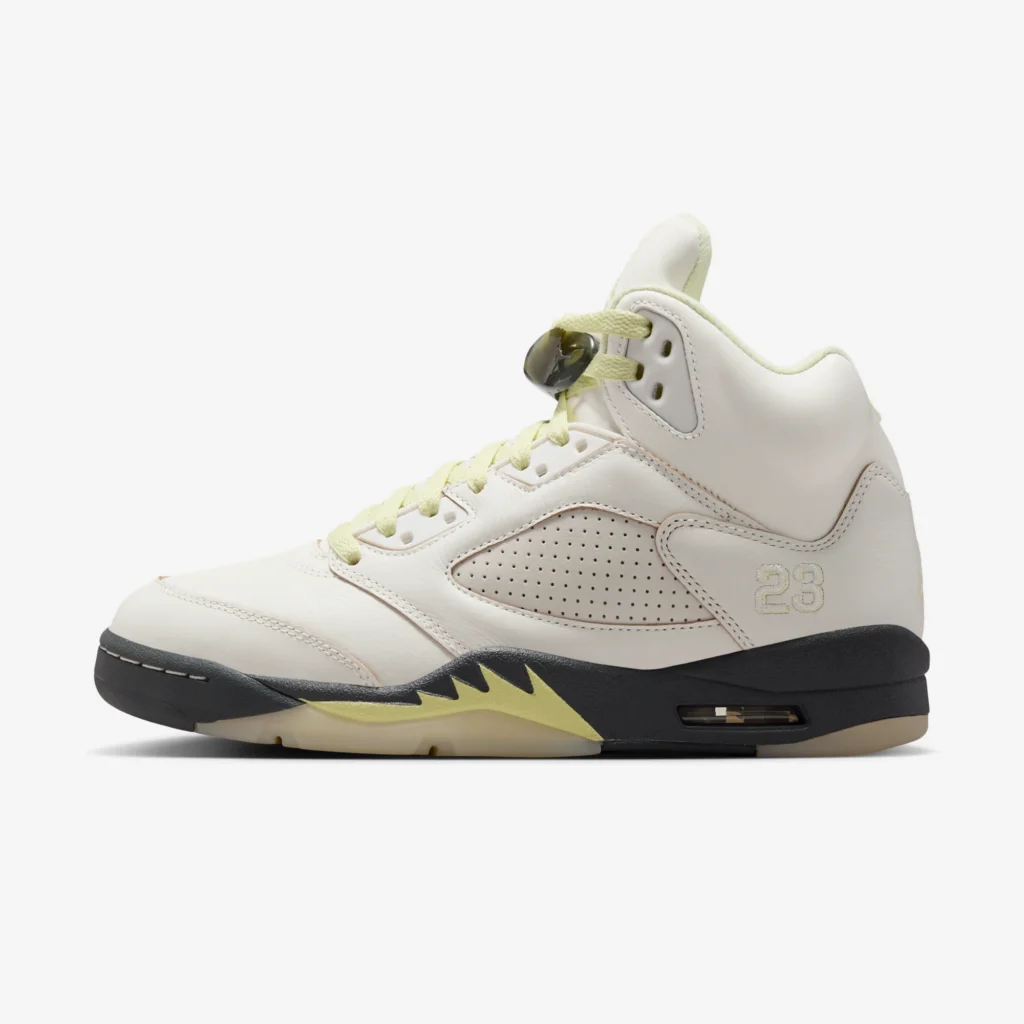 Air Jordan 5 Retro Sail Luminous Green Anthracite IM7592-130