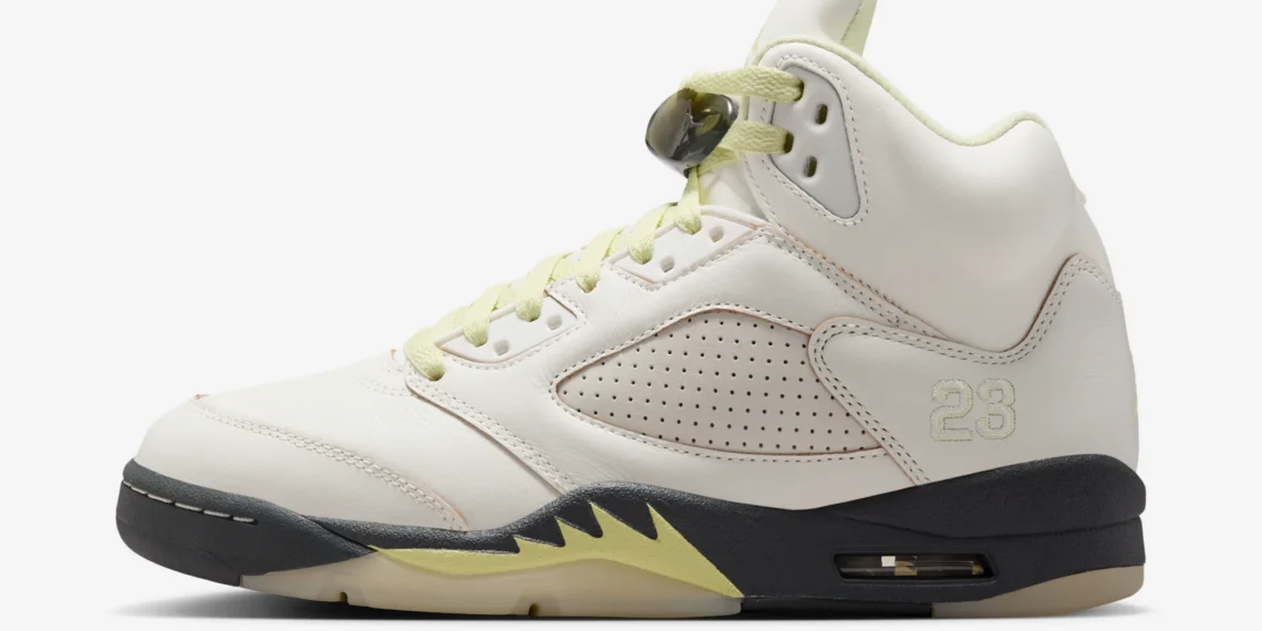Air Jordan 5 Retro Sail Luminous Green Anthracite IM7592-130