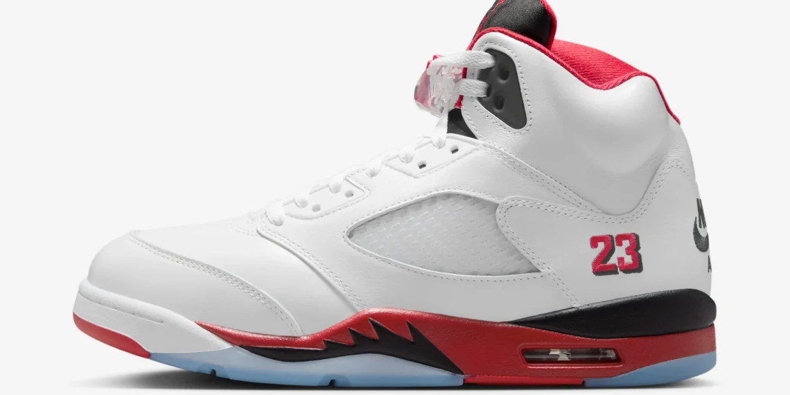 Air Jordan 5 Retro Fire Red Black Tongue HQ7978 Release Date 2025