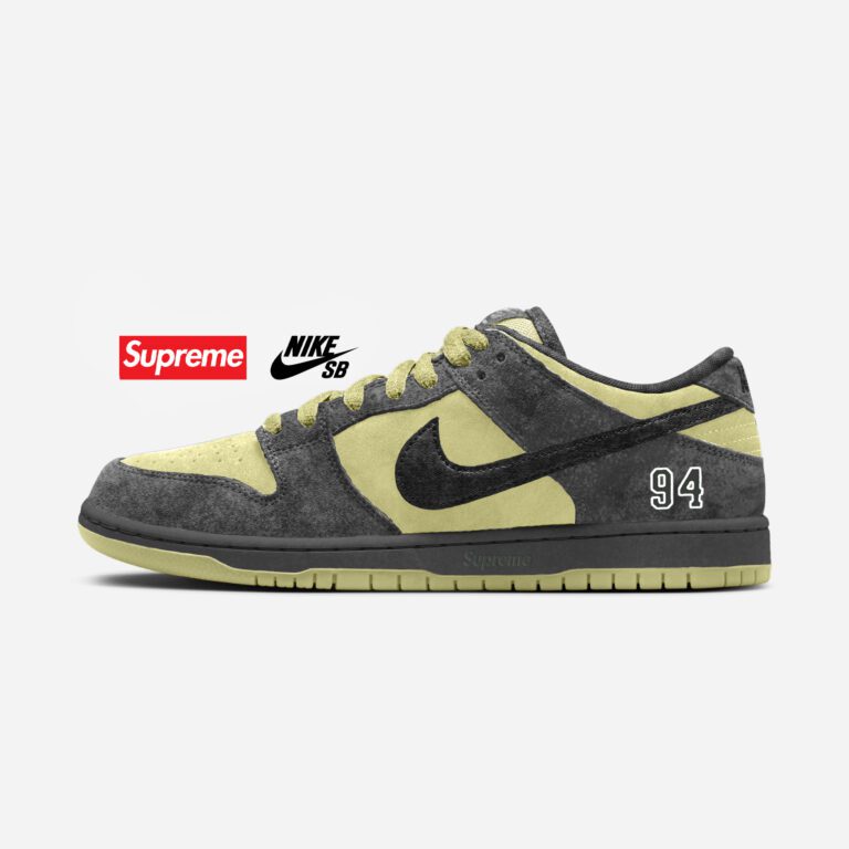 Supreme x Nike SB Dunk Low Pro OG QS Camper Green HQ8487-300