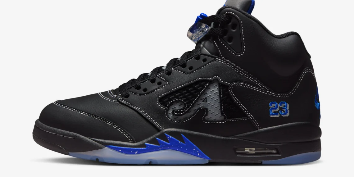 Awake NY Air Jordan 5 Retro OG SP Black / Racer Blue DV4982-004