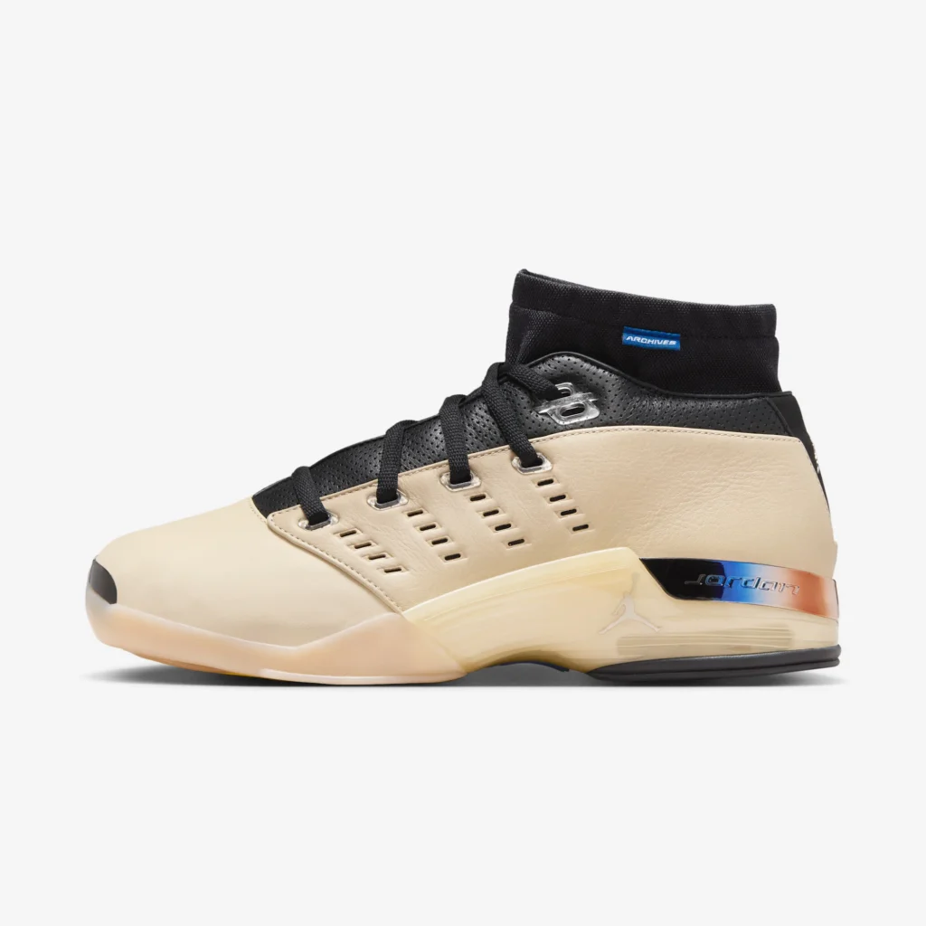 Infinite Archives x Air Jordan 17 Retro Low Beach Metallic Silver Black IH0177-200 Release Date 2025