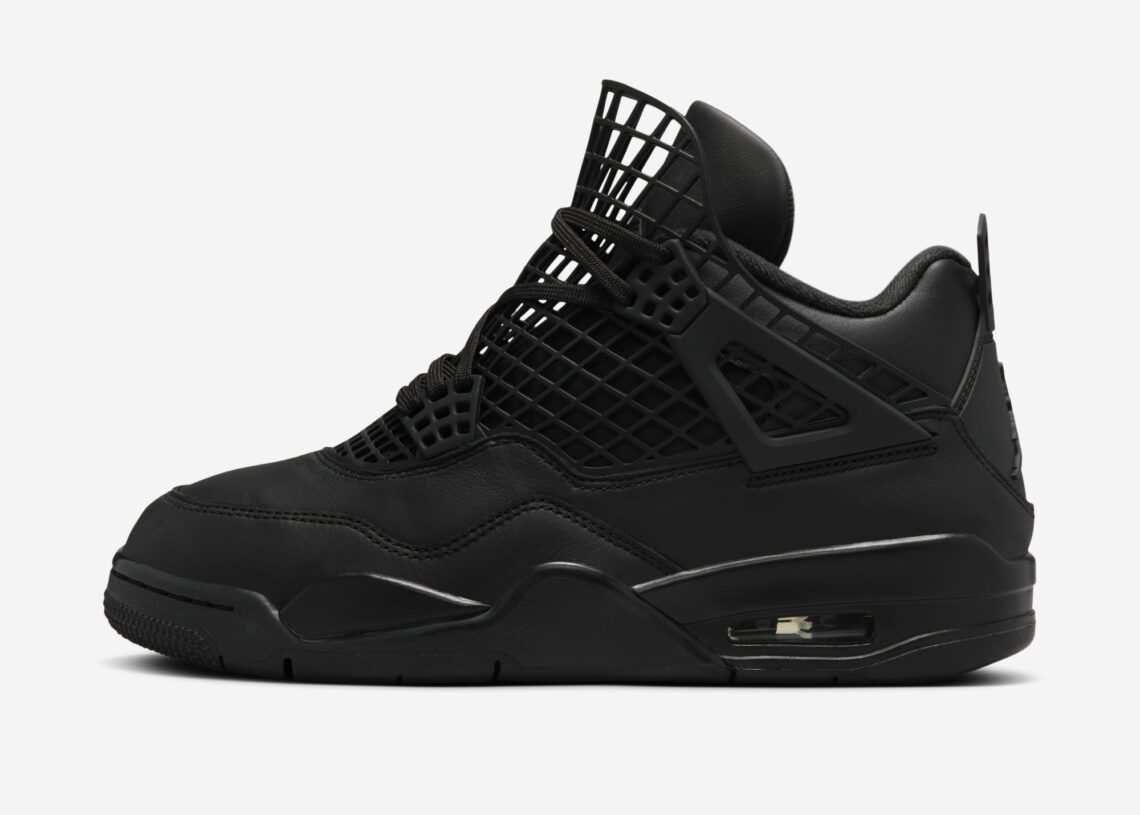 Air Jordan 4 Retro NET Black / Metallic Silver FN7251-001 Release Date