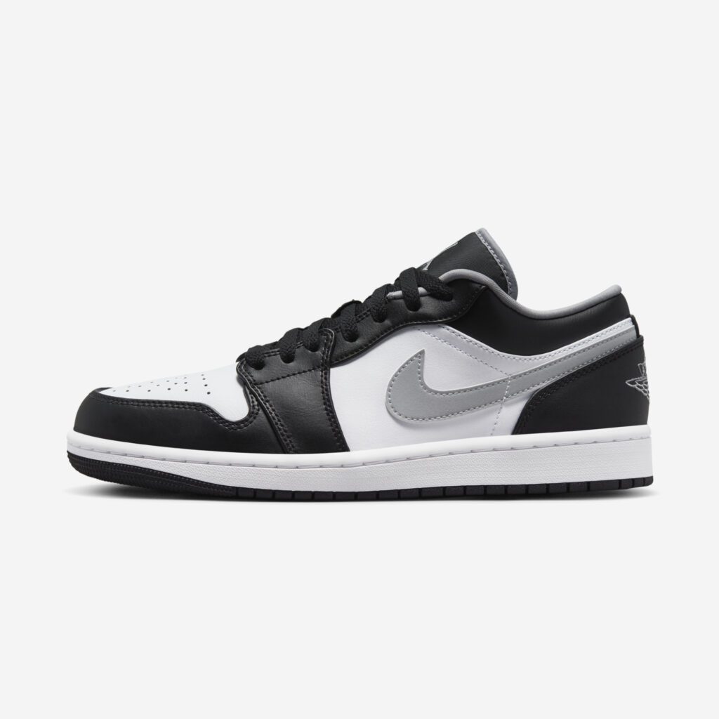 Air Jordan 1 Low Black / White / Grey 553558-040 Restock 2025