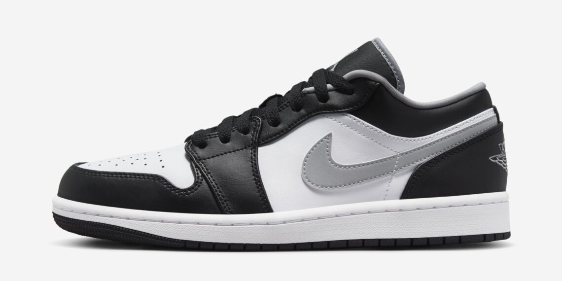 Air Jordan 1 Low Black / White / Grey 553558-040 Restock 2025