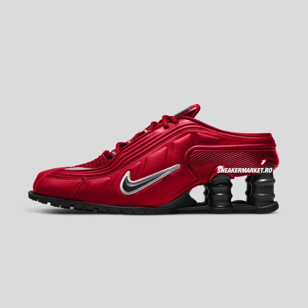 Martine Rose Nike Shox MR4 Mule Fire Red Black Release Date 2025 IM5420-600