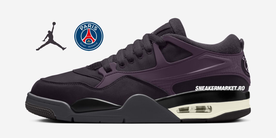 Paris Saint-Germain x Air Jordan 4 RM Off-Noir IH7453-001 2025 Release Date