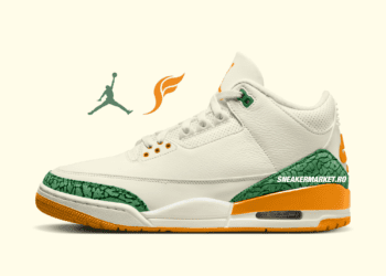 SoleFly x Air Jordan 3 Retro SP Sail / Gorge Green IF4491-100 Release Date 2025