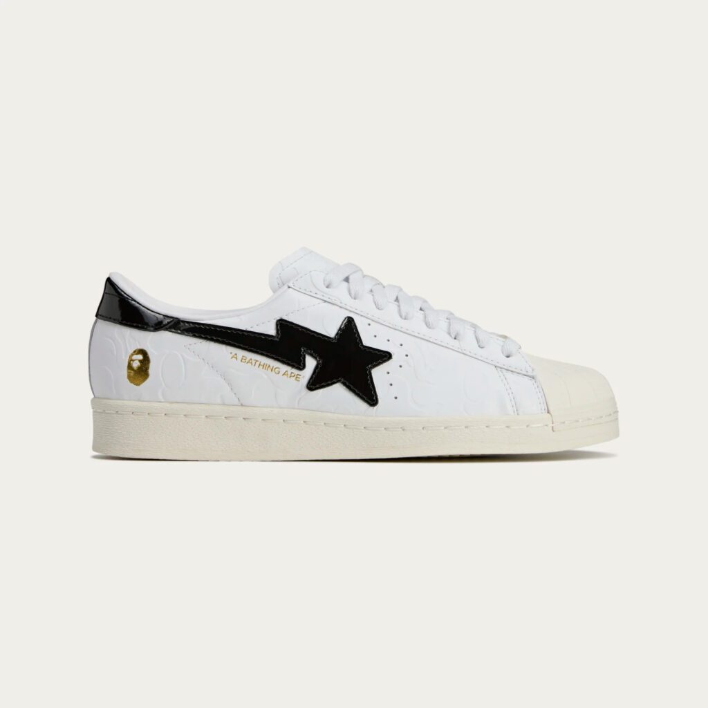 BAPE x Adidas Superstar V Footwear White JR2701 Release Date March 2025