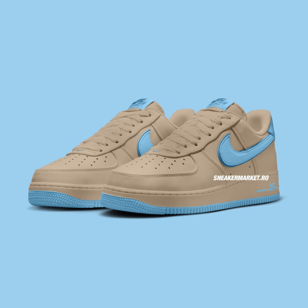 Kobe Bryant x Nike Air Force 1 Low Linen Blue IH1018-200 Release Date 2025