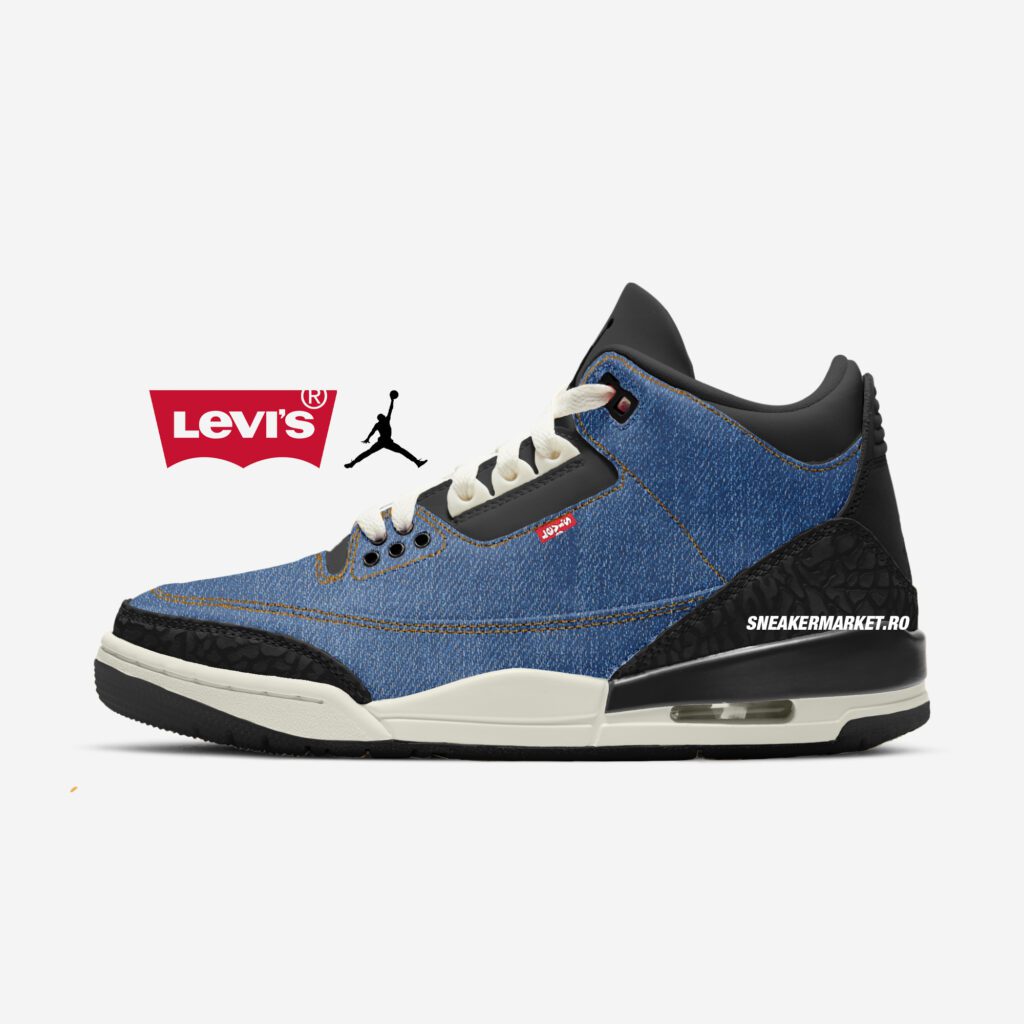 Levi Strauss & Co x Air Jordan 3 Retro Denim IH7959-400 Release Date Spring 2026