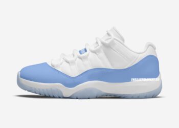 Air Jordan 11 Retro White University Blue Black FV5104-100 Release Date 2026