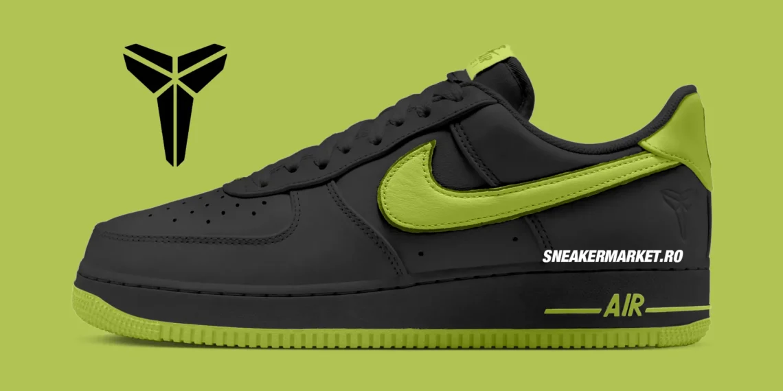 Kobe Bryant Nike Air Force 1 Low Black Lemon Venom HV9409-001 Release Date 2026