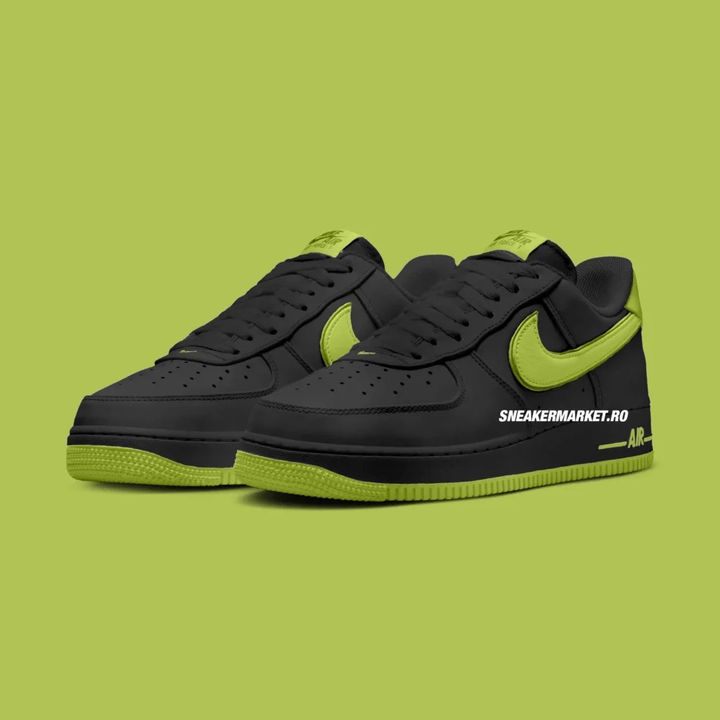 Kobe Bryant Nike Air Force 1 Low Black Lemon Venom HV9409-001 Release Date 2026