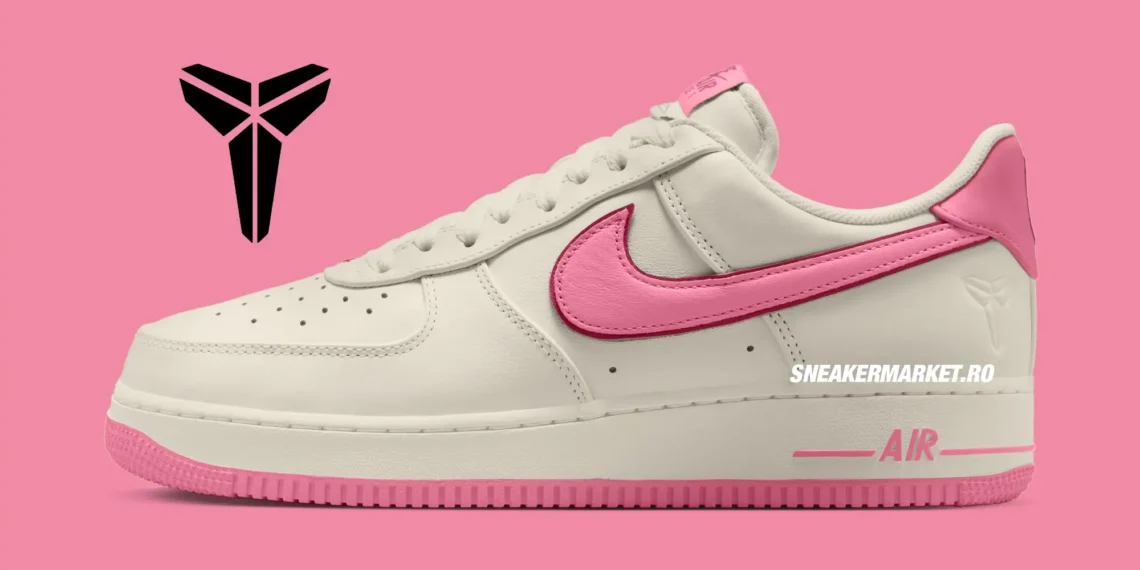 Kobe Bryant x Nike Air Force 1 Low Sail Pinksicle HV9409-100 Release Date 2026
