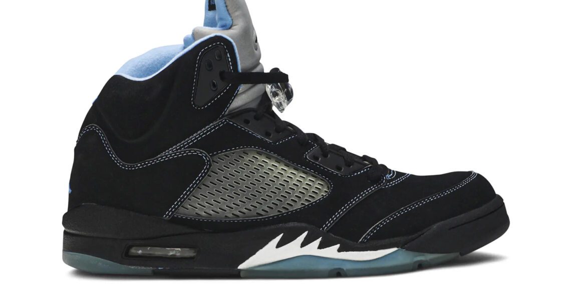 Air Jordan 5 Retro Black / University Blue 2026 DD0587-008 Release Date Fall 2026