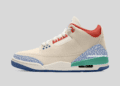 Air Jordan 3 Retro GS Chalk & Track Red 2026 Fall Release Date IO2076-100